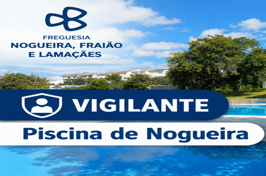 INSCRI&Ccedil;&Otilde;ES PARA VIGILANTES NA PISCINA DE NOGUEIRA - 2026