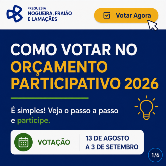 Or&ccedil;amento Participativo 2026 entra na fase de vota&ccedil;&atilde;o