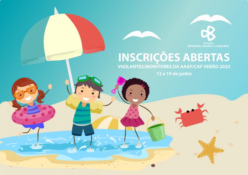 OCUPA&Ccedil;&Atilde;O DE TEMPOS LIVRES AAAF/CAF - VER&Atilde;O 2023