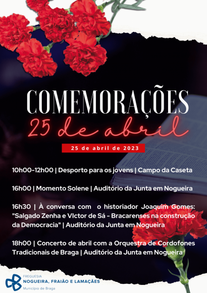 COMEMORA&Ccedil;&Otilde;ES 25 DE ABRIL 2023
